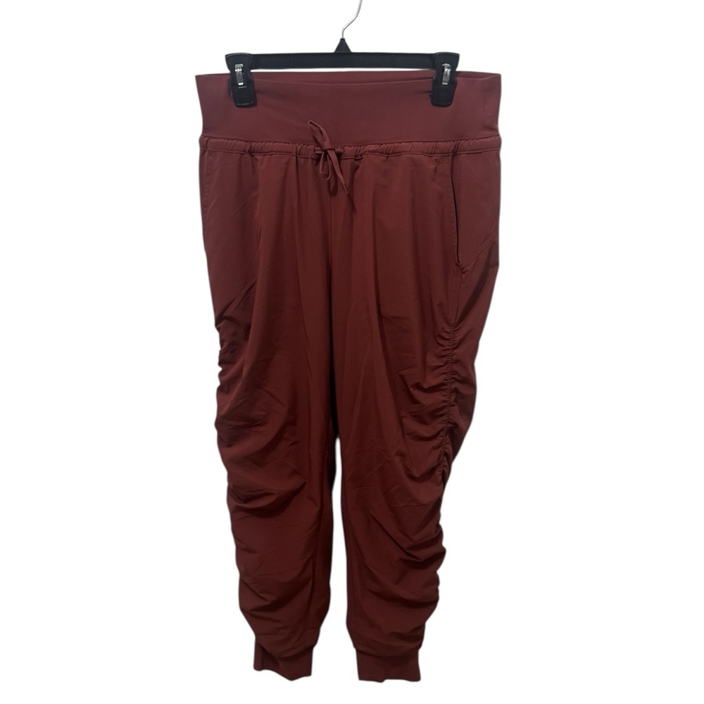 ATHLETA Attitude Lined Jogger Pants 486216 in Maple Red Size 6 - Picture 2 of 5